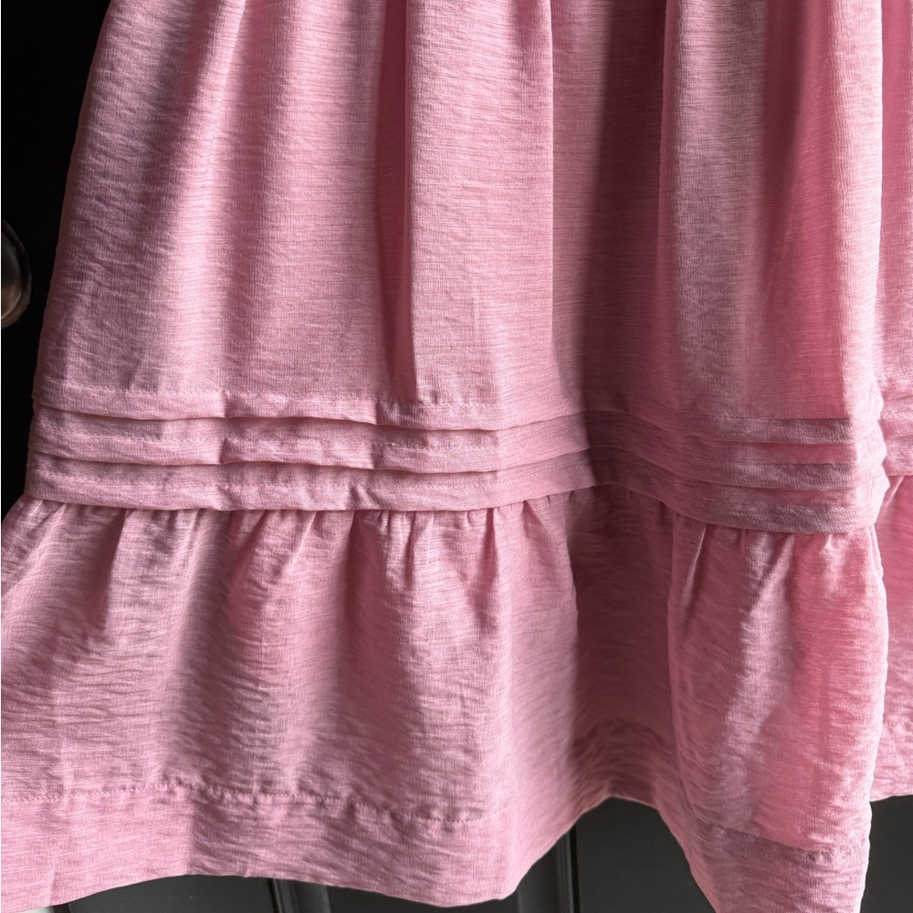 Love Olive Co Pink Puff Sleeve Dress size Small - Picture 8 of 10